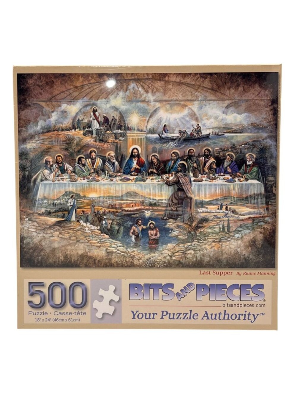 The Last Supper Bits & Pieces 500-Piece Jigsaw Puzzle By Ruane Manning 18" x 24"